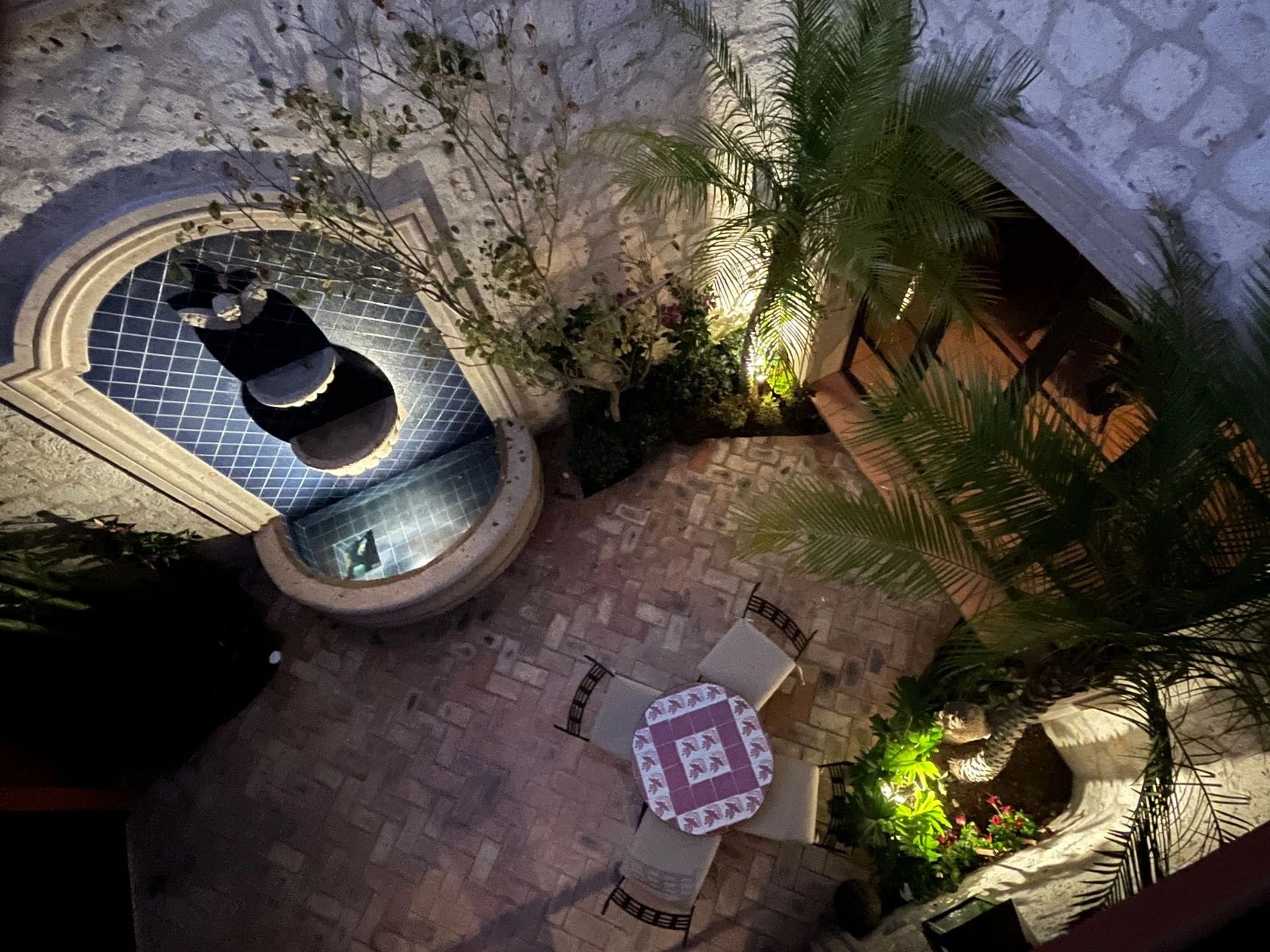 Courtyard at Night