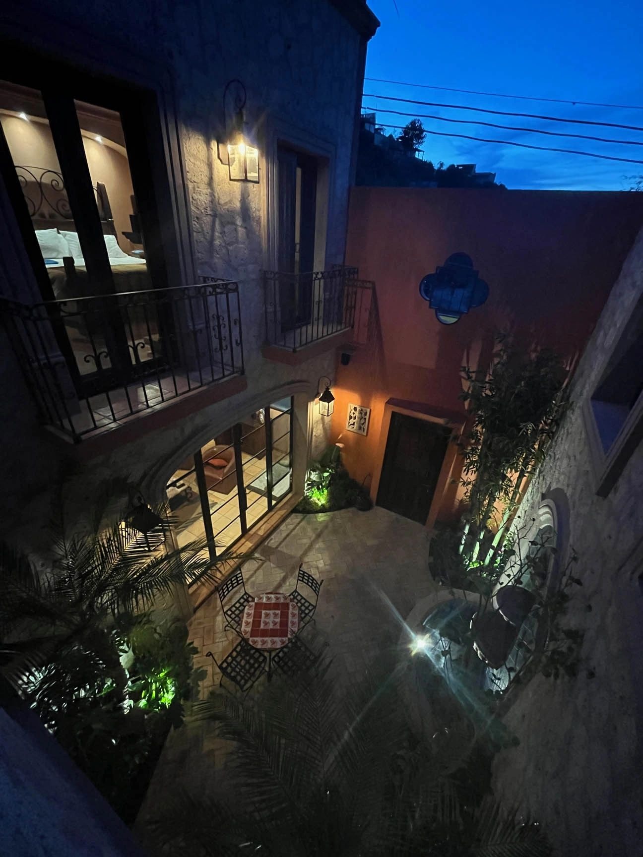 Courtyard evening